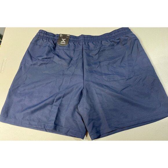 Xersion Mens Size XL Navy Blue Athletic Shorts Polyester - Picture 2 of 10